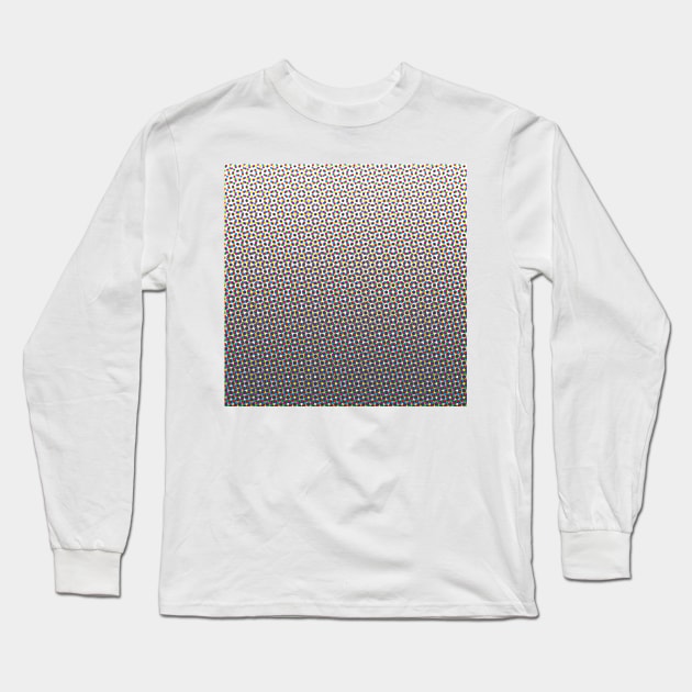 Colour Halftone Long Sleeve T-Shirt by suranyami